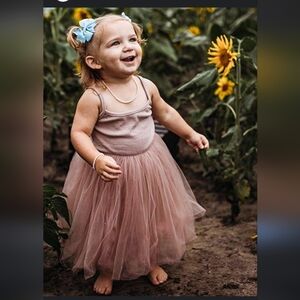 Baby Girls Tutu Dress Sleeveless w/Straps